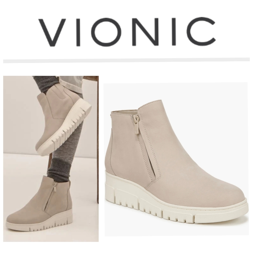 Vionic Uptown Sur Platform Wedge Bootie